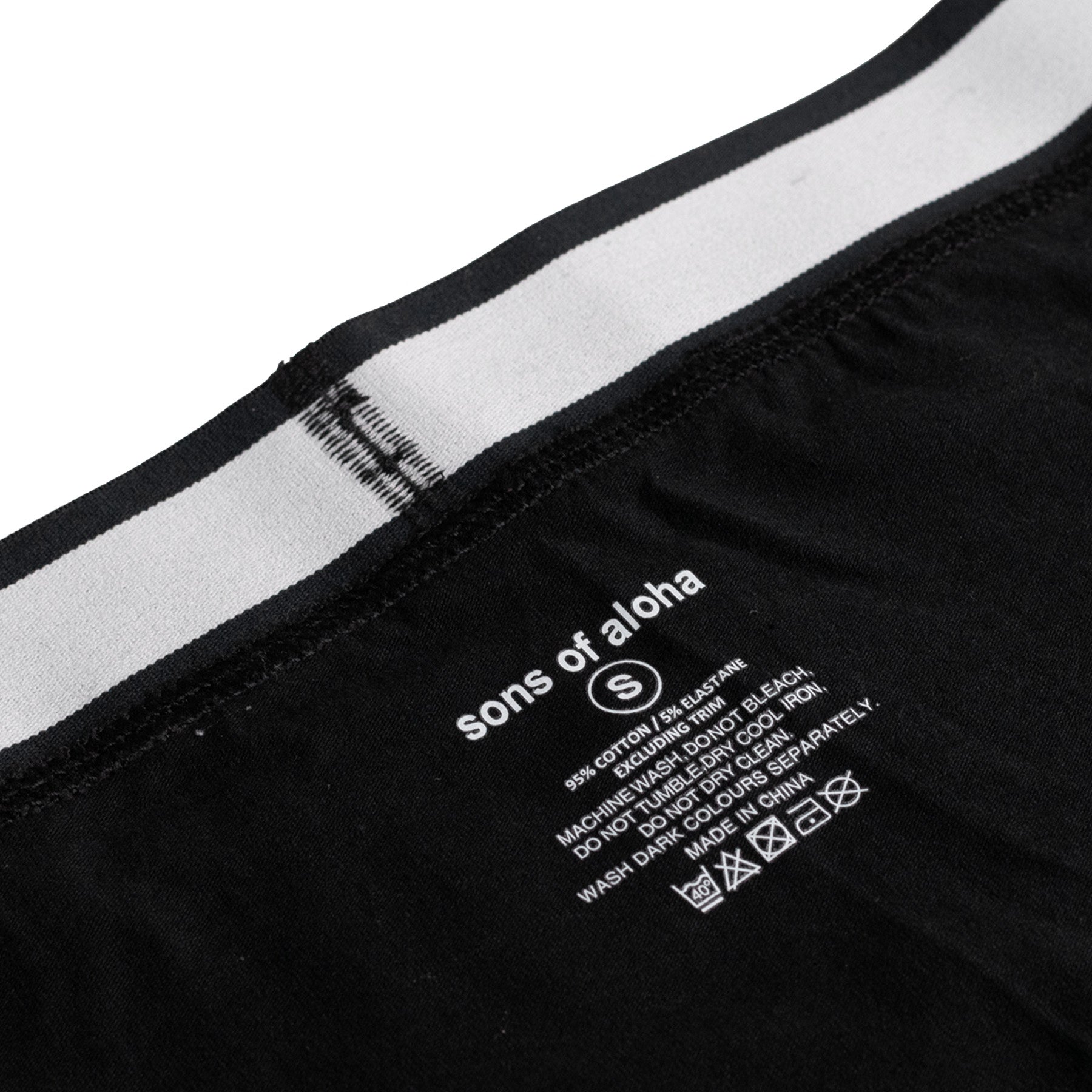 SONS OF ALOHA Boxershorts 6er Packung Männer Unterhosen Herren blau schwarz oder weiss 6