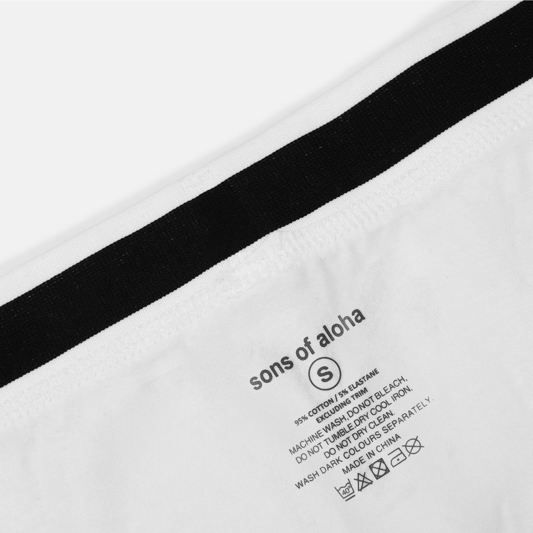 SONS OF ALOHA Boxershorts 6er Packung Männer Unterhosen Herren blau schwarz oder weiss 31