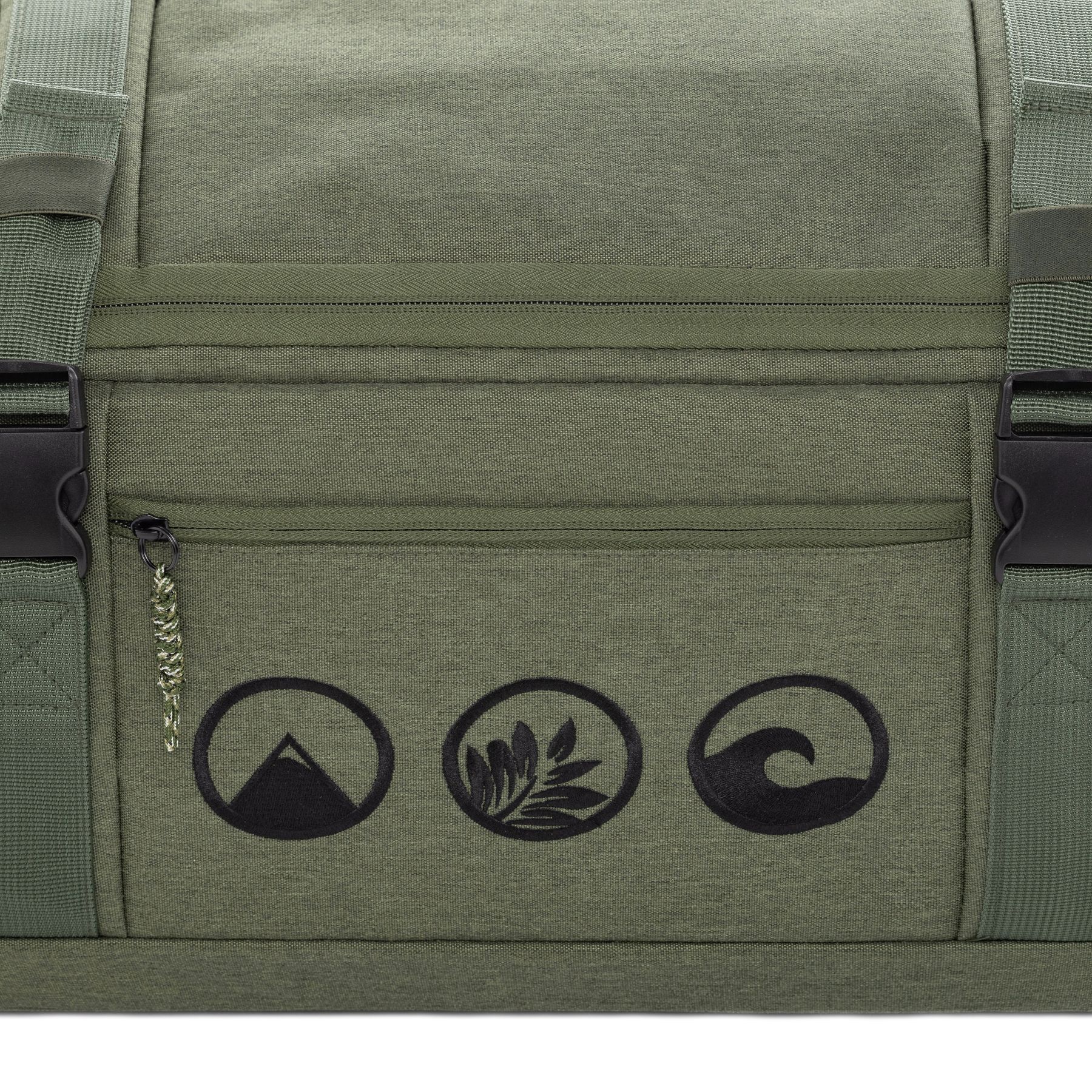 Reisetasche mit Rollen MAKAI Rollkoffer olive oder schwarz 7