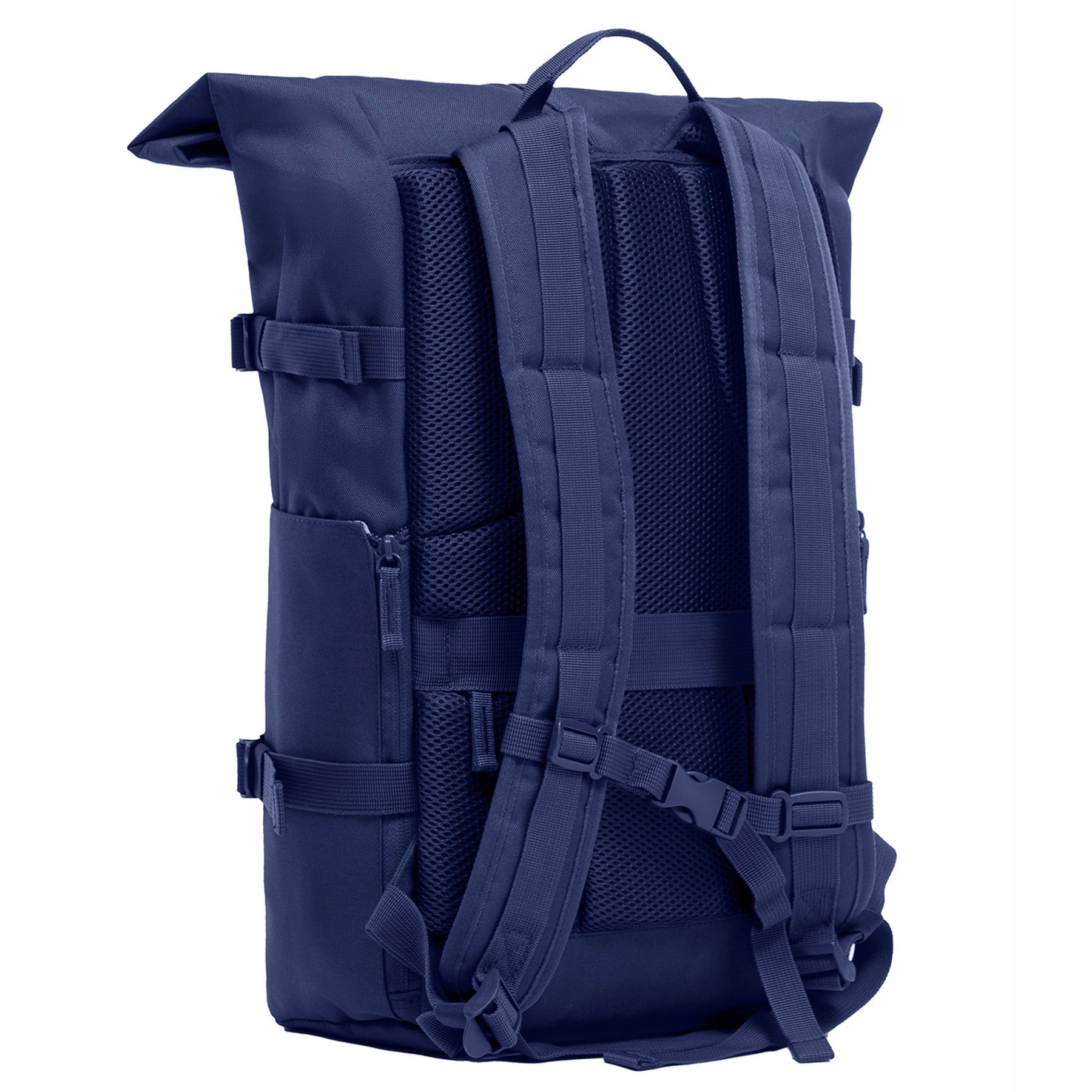 SONS OF ALOHA Rolltop Rucksack Fahrradrucksack 15" Zoll Laptopfach Backpack Tagesrucksack verschiedene Farben grün, blau, schwarz, beige