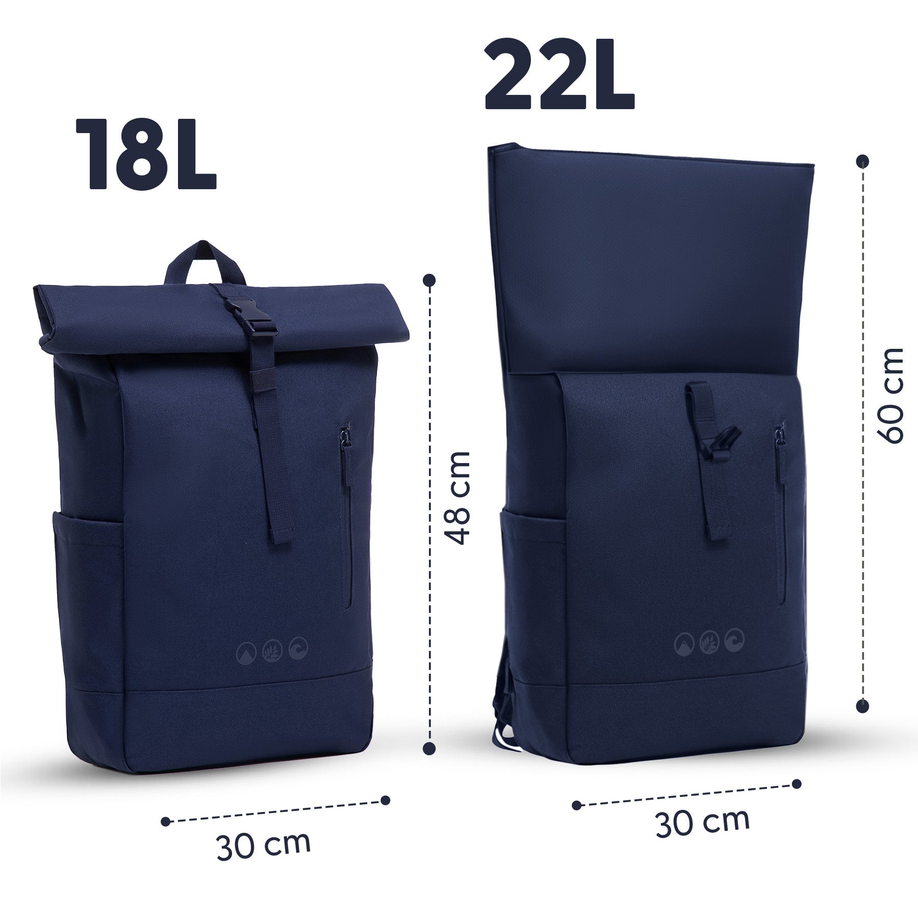 XL Rolltop Rugzak NALU 15"