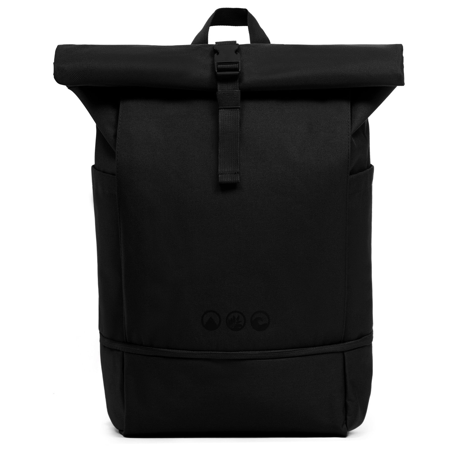 Rolltop Rucksack gross - Backpack SONS OF ALOHA schwarz Laptop-Fach Schuh-Fach