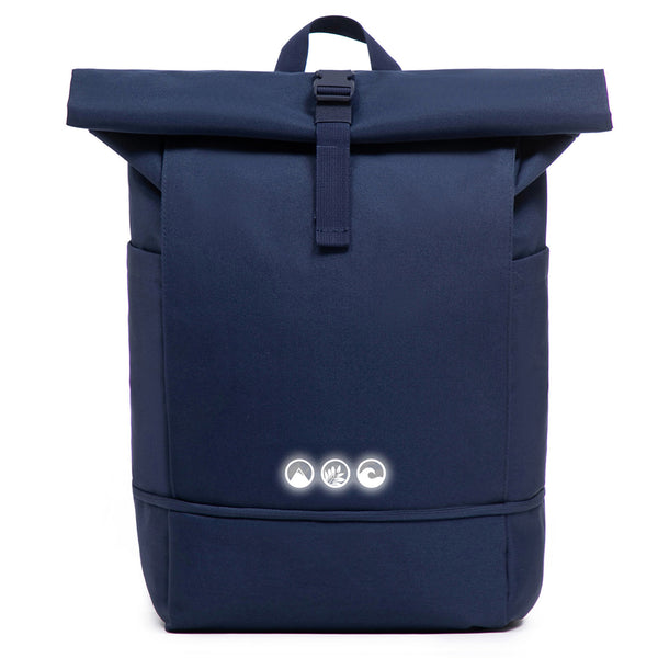 bleu marine réfléchissant / avec compartiment à chaussures