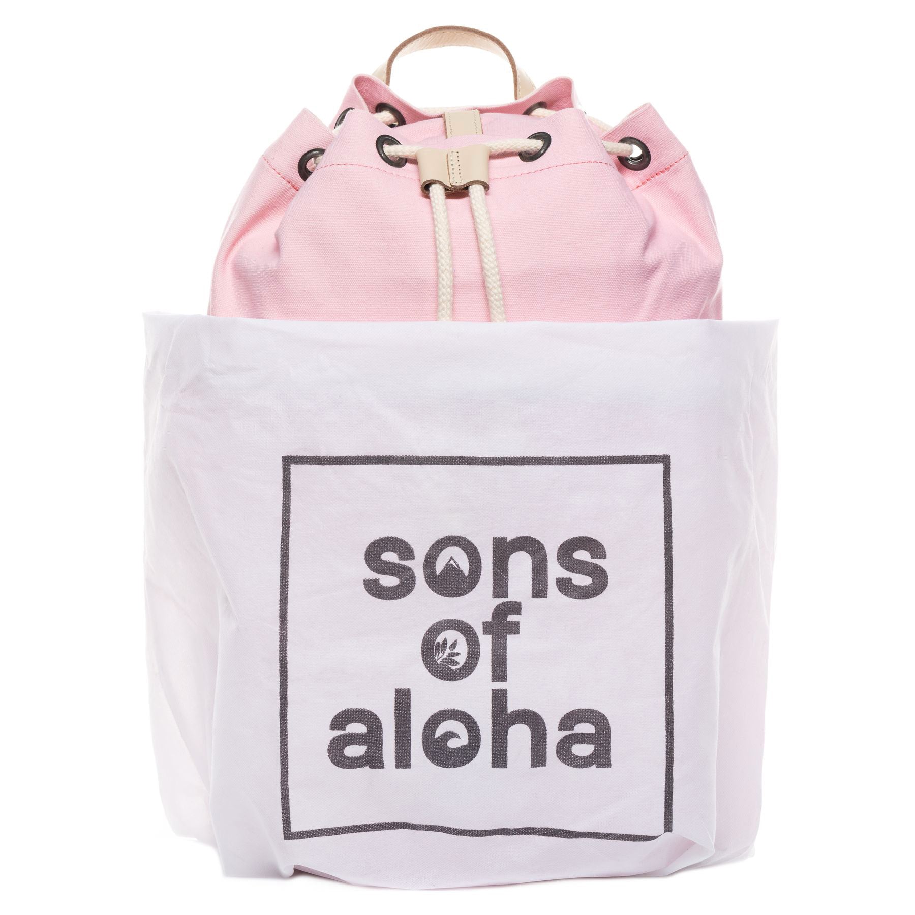 SONS OF ALOHA Seesack & Rucksack Canvas MALU rosa blau 34456