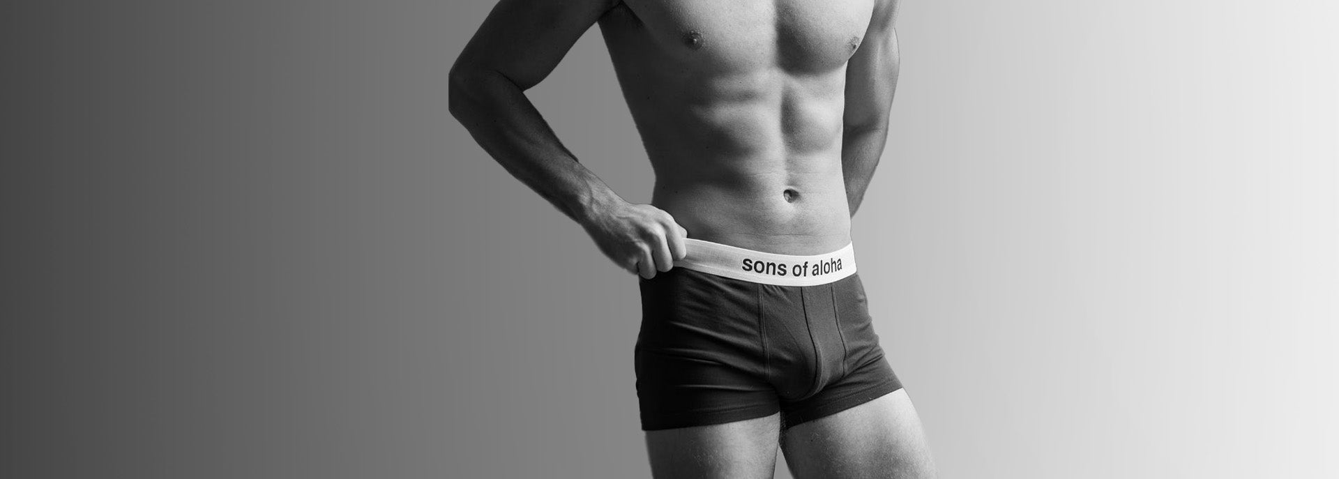 Unterwaesche Boxershort Sons of Aloha im Studio