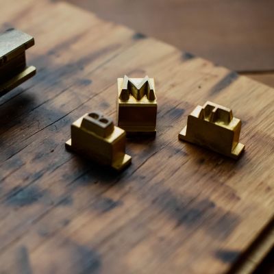 Individualisierung Buchstaben für die Prägung MBF