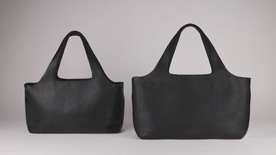 Ledertasche NEA L und XL Vergleich
