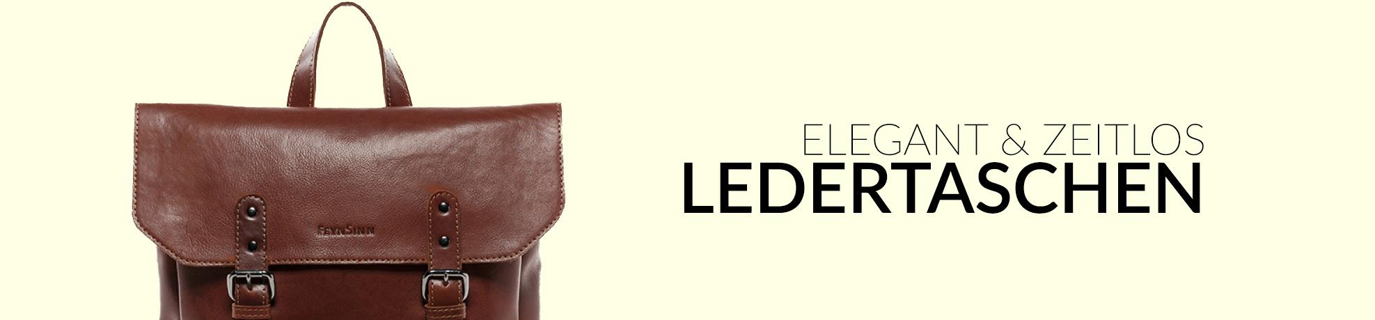 Ledertaschen Banner