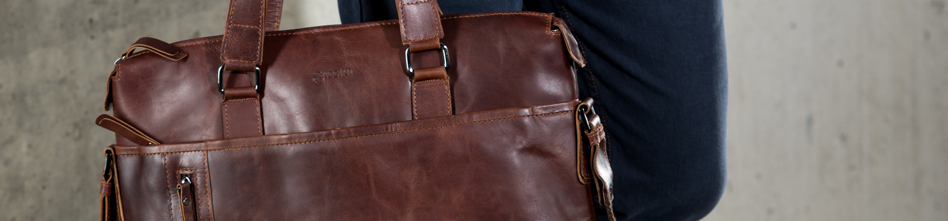 Men's leather work & business bags - directly from manufacturer