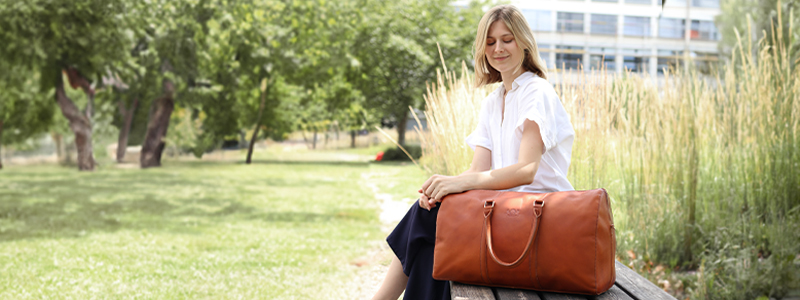 Leren weekendtas dames grote selectie I myBagFactory