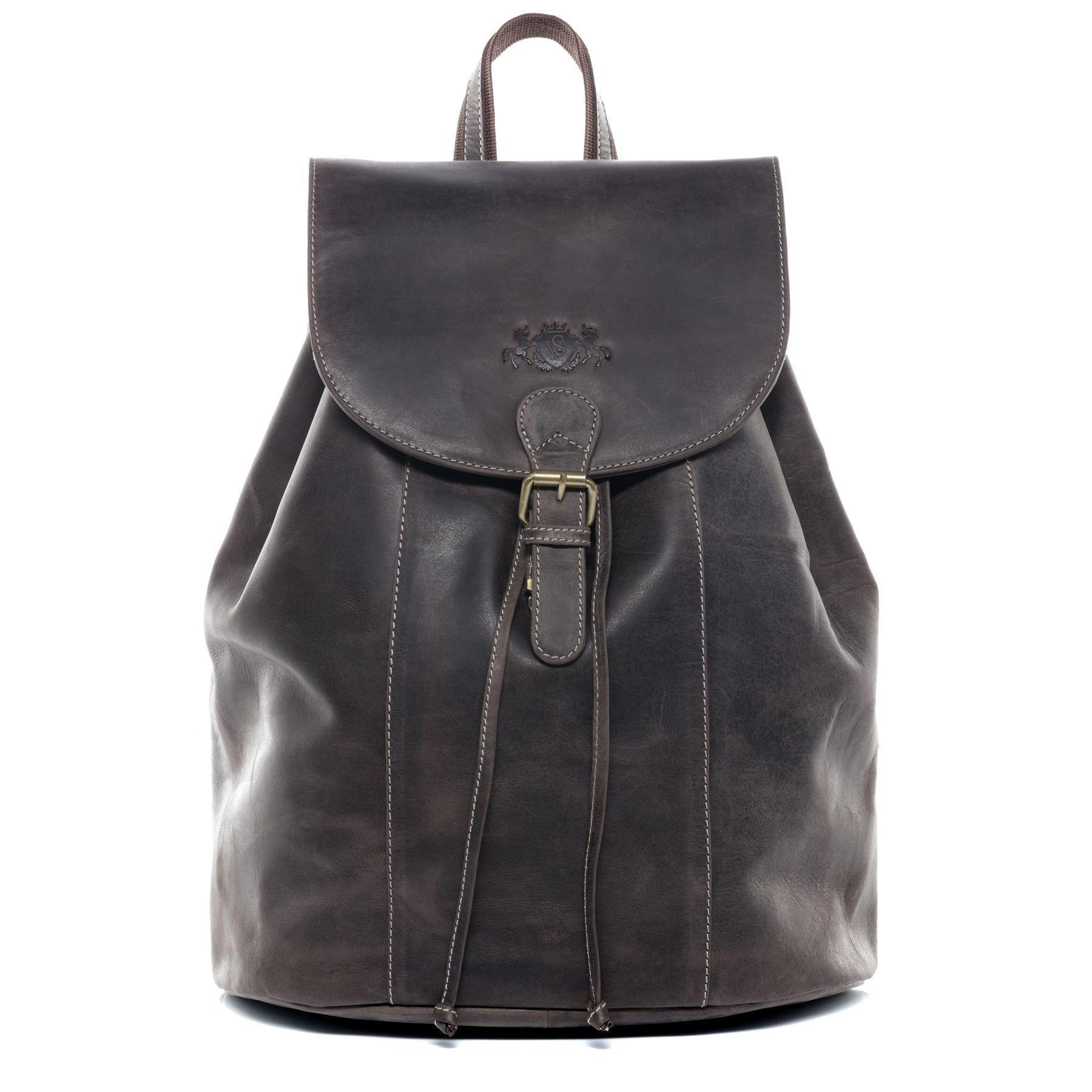 SID-und-VAIN Leder Rucksack Charly