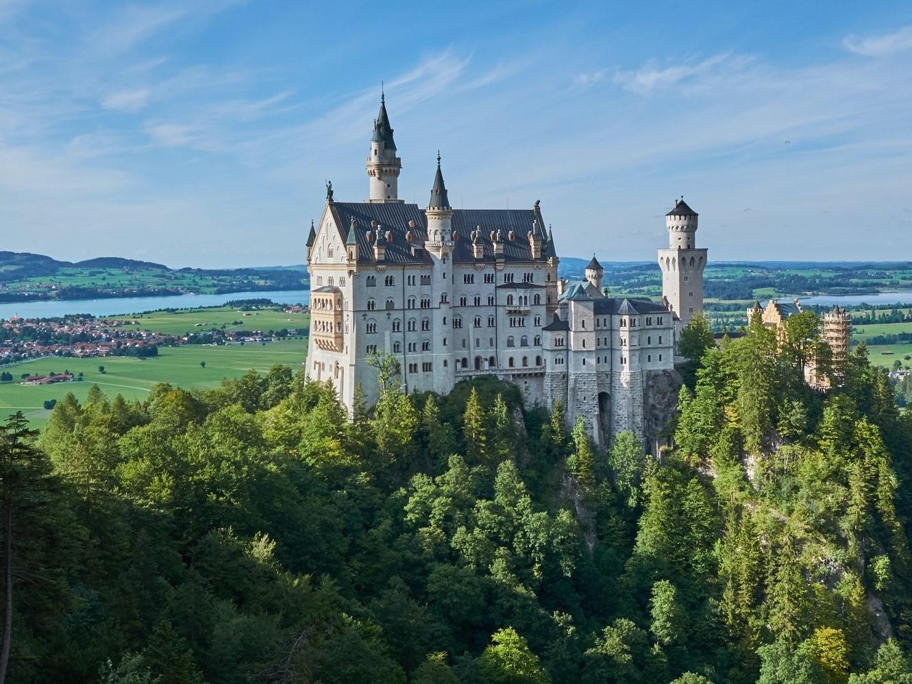 Moodbild Blick auf Schloss Neuschwanstein