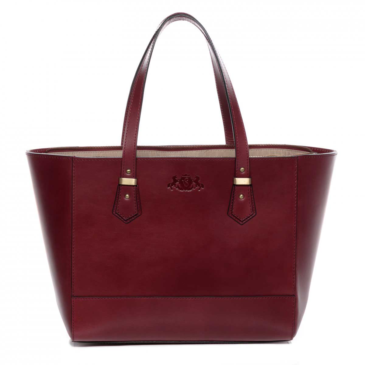 Tasche in bordeaux rot