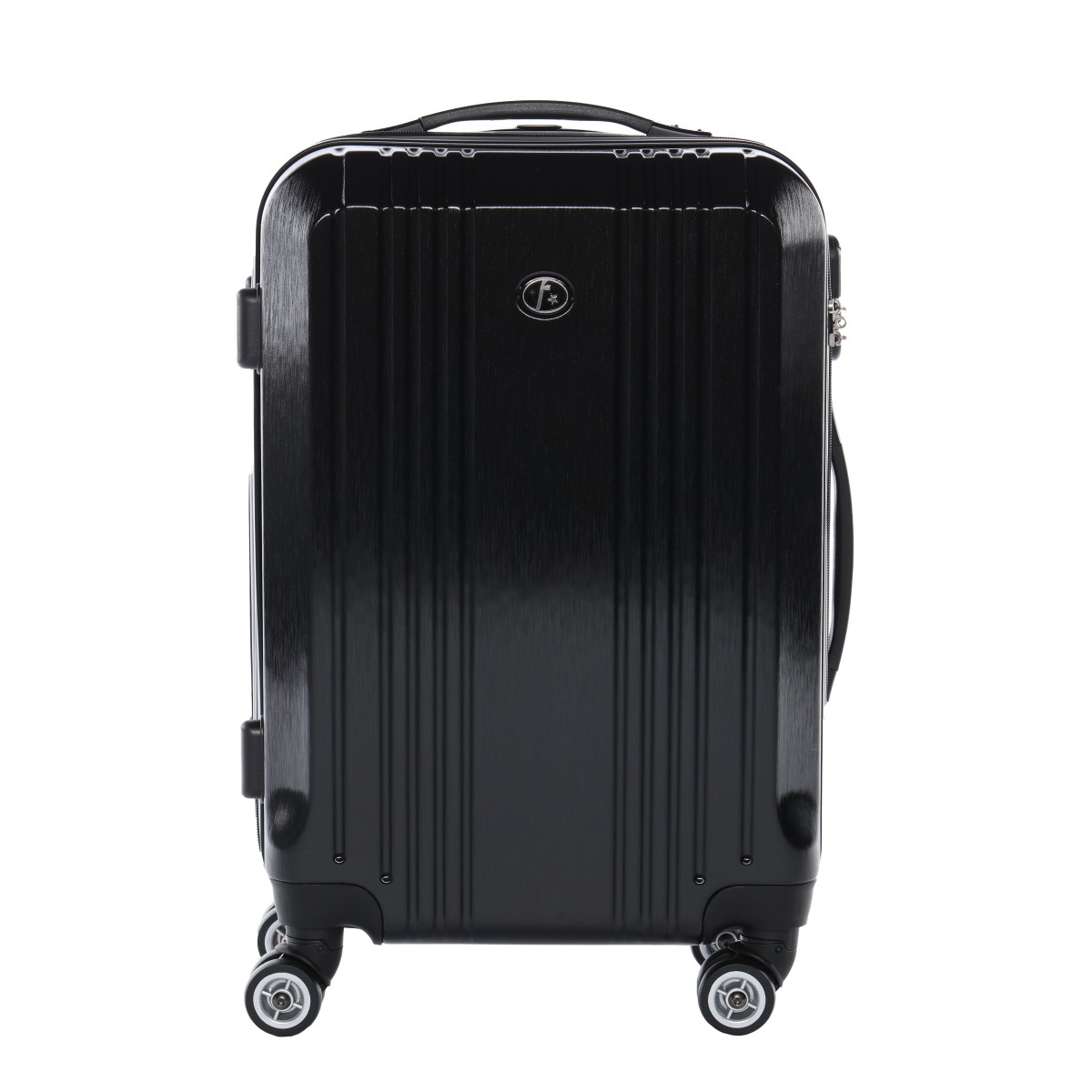 Handgepäck Koffer Hartschale schwarz matt