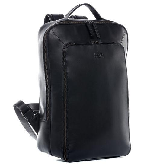 Leder Rucksack Dylan schwarz